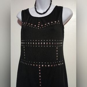 🌺BUNDLE ONLY🌺 Chic Black Studded Women's Blouse